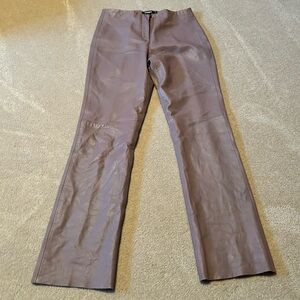 DKNY Lavender Leather pants - Size 12